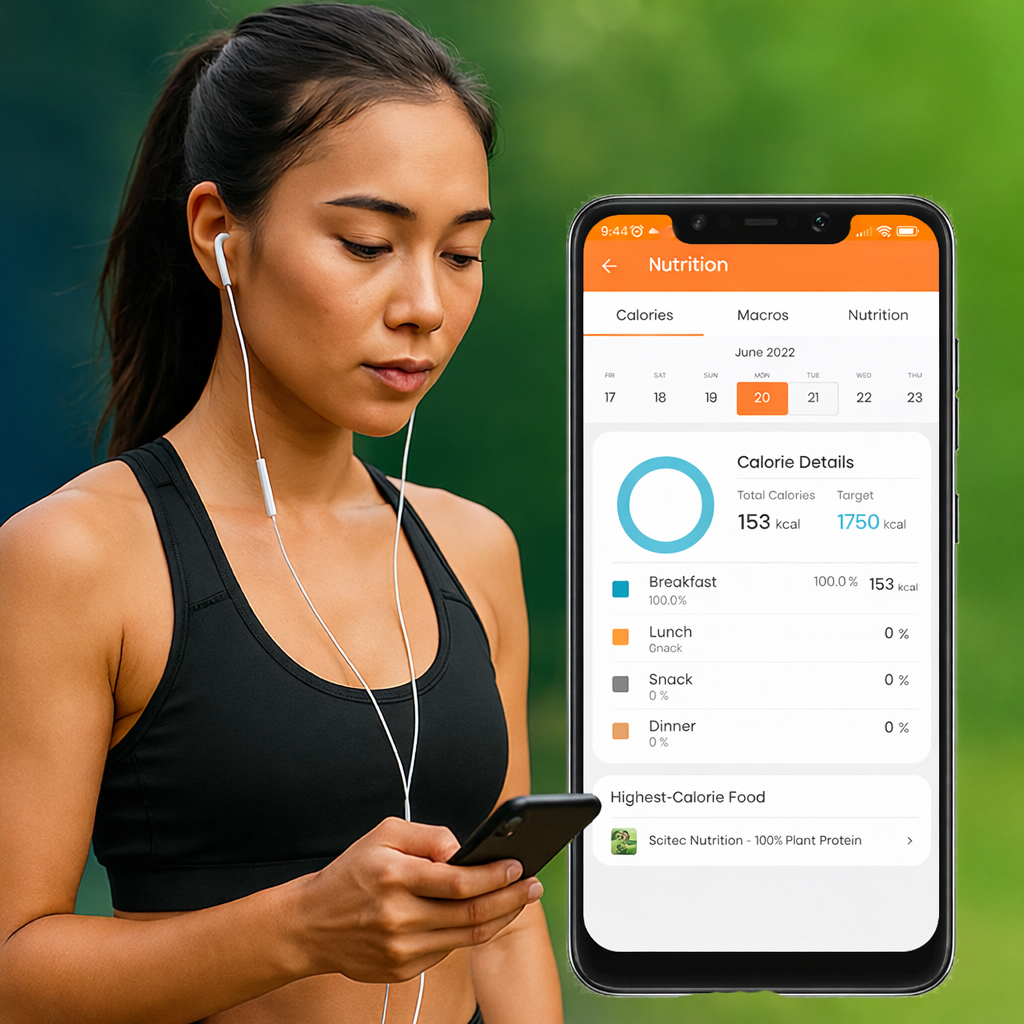 Healthy food background